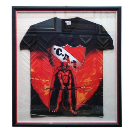 Marcos para cuadros laminas enmarcados, Enmarcado Remera de Independiente